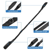 Upper elastic fabric protecting rod tip during transport